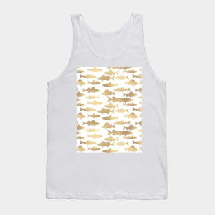 Hey Mom, I Caught a Goldfish! Fish Pattern Tank Top